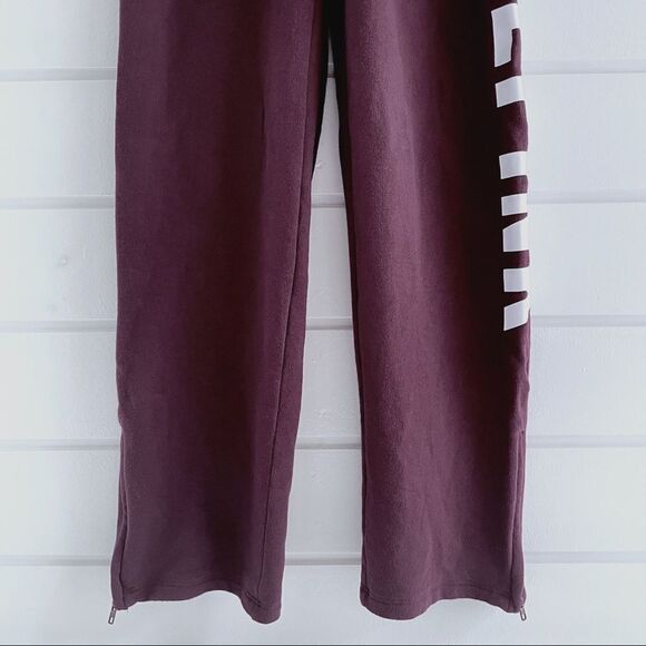 Victoria’s Secret PINK Ankle Zip Boyfriend Wide Leg Everyday Joggers EUC XS - Picture 6 of 11